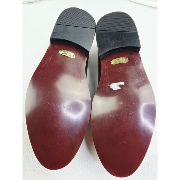 Stacy Adams Genuine Snake Size 9M Mens Brown Slip On Tassel Accent Loafers NIB main image 8